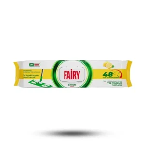 دستمال مرطوب طی کشی یکبار مصرف فیری رایحه لیمو بسته 50 عددی