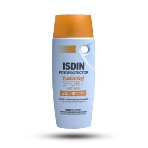 ضد آفتاب صورت و بدن SPF50 ایزدین مدل FUSION GEL SPORT حجم 100 میل