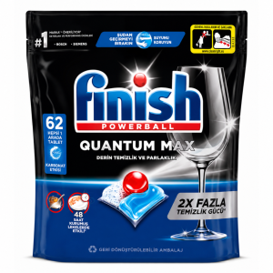قرص ماشین ظرفشویی فینیش کوانتوم مکس Finish Quantum Max بسته 62 عددی