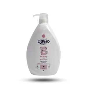 شامپو بدن درمومد حاوی عصاره گل سفید White Flower سری Beauty حجم 1000 میل