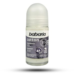 رول ضد تعریق باباریا مدل Cotton مغذی پوست 50 میل