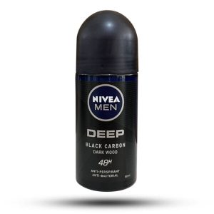 رول ضد تعریق مردانه نیوآ مدل Deep Black Carbon Dark Wood حجم 50 میل