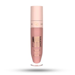 رژ لب مایع مات گلدن رز مدل Nude Look