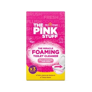 پودر فوم پاک‌کننده توالت فرنگی پینک استاف Foaming Toilet Cleaner وزن 300 گرم