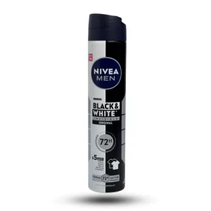 اسپری ضد تعریق مردانه نیوآ مدل Black & White invisible Original حجم 200 میل