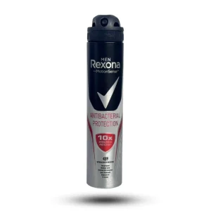 اسپری ضد تعریق مردانه رکسونا مدل Antibacterial Protection 10x حجم 200 میل