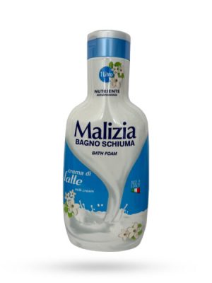 فوم حمام مالیزیا حاوی شیر و گل زنبق Malizia حجم 1000 میل