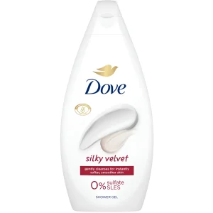 ژل شستشو فاقد سولفات داو Dove مدل Silky Velvet حجم 450 میل