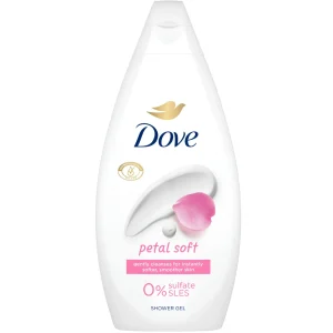 ژل شستشو فاقد سولفات داو Dove مدل Petal Soft حجم 450 میل