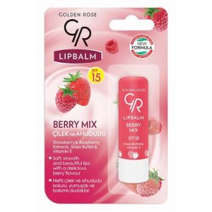 بالم لب گلدن رز مدل میکس بری با SPF15