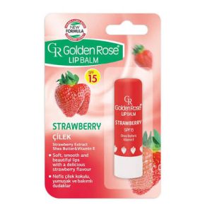 بالم لب توت فرنگی گلدن رز با SPF15