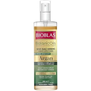 اسپری دوفاز مو بیوبلاس روغن آرگان Bioblas Argan Repairing & Nourishing حجم 200 میل