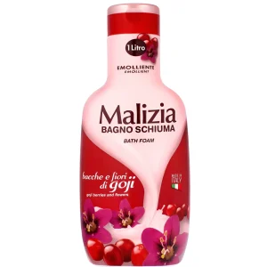 فوم شست و شو بدن مالیزیا حاوی عصاره گوجی بری و گل ها Malizia Goji Bath Foam حجم 1 لیتر