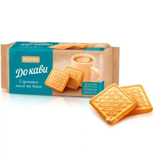 بیسکویت دوکابو وانیلی قهوه روشن Roshen وزن 185 گرم