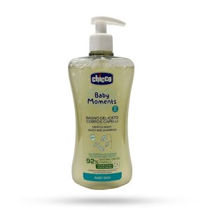 شامپو سر و بدن کودک چیکو Chicco حجم 500 میل پمپی اصل
