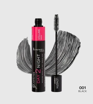 ریمل حجم دهنده مژه دو مرحله ای Day 2 night ریمل لندن RIMMEL LONDON
