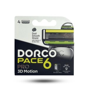 تیغ یدک دورکو مدل Pace 6 Pro 3D Motion بسته 4 عددی