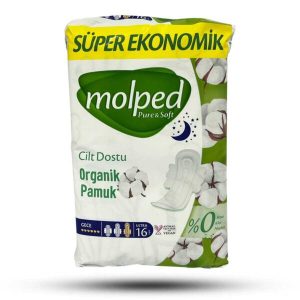 نوار بهداشتی مولپد Molped ویژه شب بسته 16 عددی
