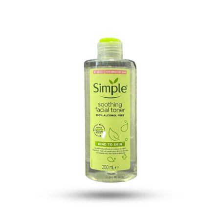 خرید تونر صورت سیمپل مدل Soothing Facial Toner؛ آبرسانی و آرامش‌بخش پوست‌های حساس (۲۰۰ میل)